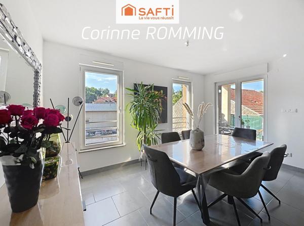 Bel appartement avec Balcon, cave et 2 parkings dont 1 intérieur