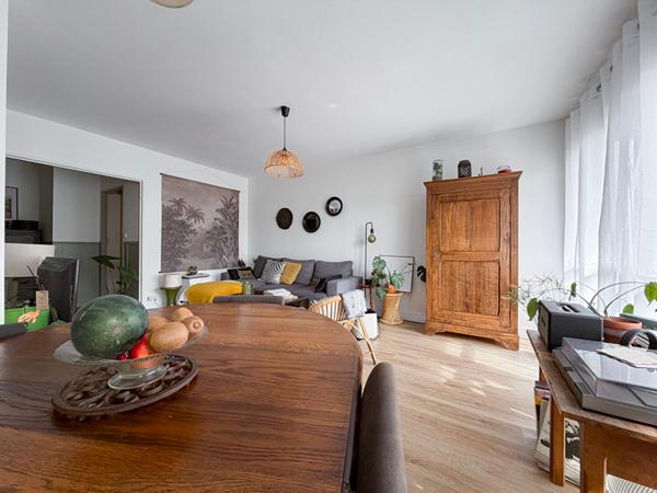 ANGERS : Appartement 3 chambres lumineux avec ascenseur, balcon, cave et parking !