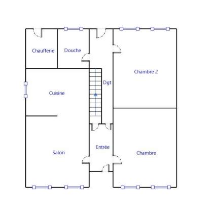 Maison ancienne de plain pied - Combles aménageables