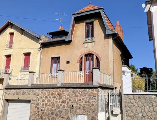 Quartier résidentiel proche Hôpital & Gare Belle VILLA 1930 T6 de 122m² habitables Garage & Jardin 