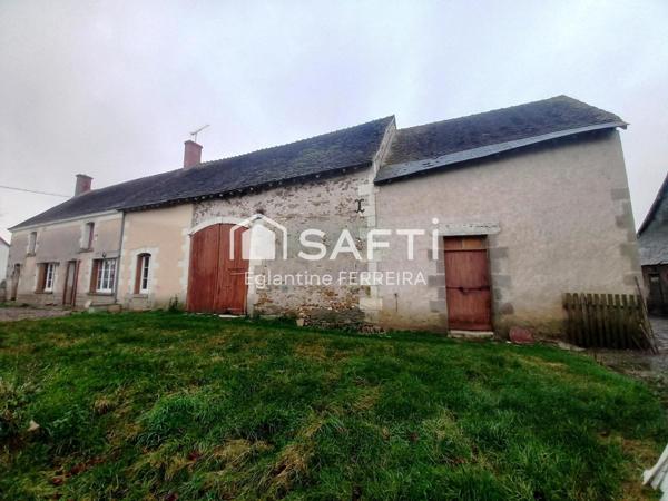 A PROXIMITE DE POULAINES, LONGERE ET DEPENDANCES