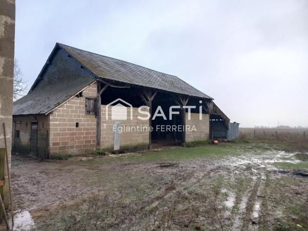 A PROXIMITE DE POULAINES, LONGERE ET DEPENDANCES