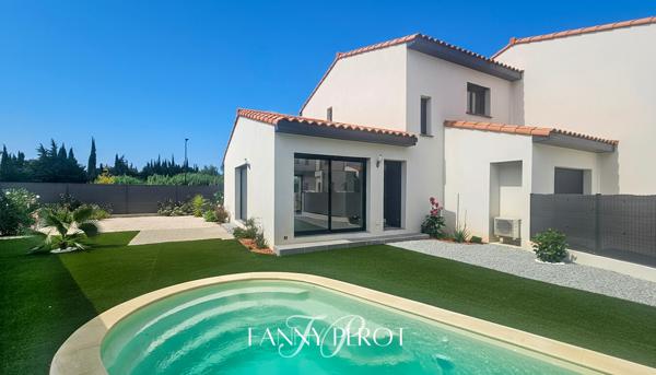 Maison 3 faces de 90 m² avec piscine et garage à Saint-Cyprien