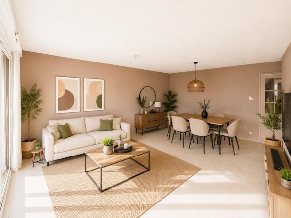 Appartement T3 – 72 m² – Terrasse avec vue dégagée