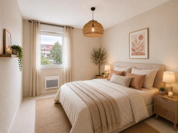 Appartement T3 – 72 m² – Terrasse avec vue dégagée