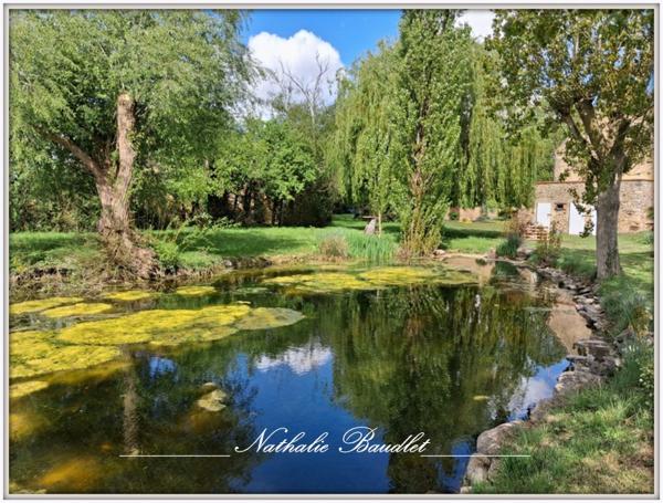 Chevillé (72350) CHEVILLE Longère de 9 pièces (5 chambres), dépendances, plan d'eau, terrain 3932 m²