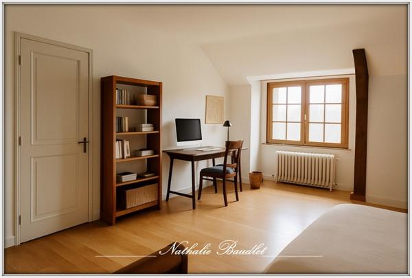 Chevillé (72350) CHEVILLE Longère de 9 pièces (5 chambres), dépendances, plan d'eau, terrain 3932 m²