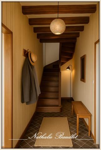 Chevillé (72350) CHEVILLE Longère de 9 pièces (5 chambres), dépendances, plan d'eau, terrain 3932 m²