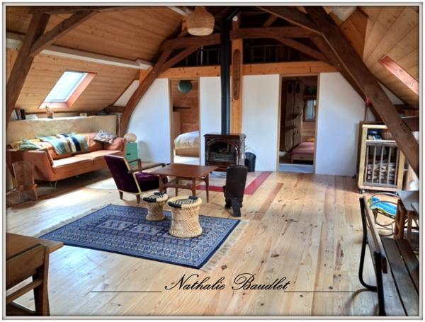 Chevillé (72350) CHEVILLE Longère de 9 pièces (5 chambres), dépendances, plan d'eau, terrain 3932 m²