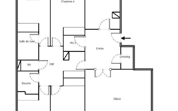 Appartement à vendre    5 pièces • 141,90 m2 Lyon 4