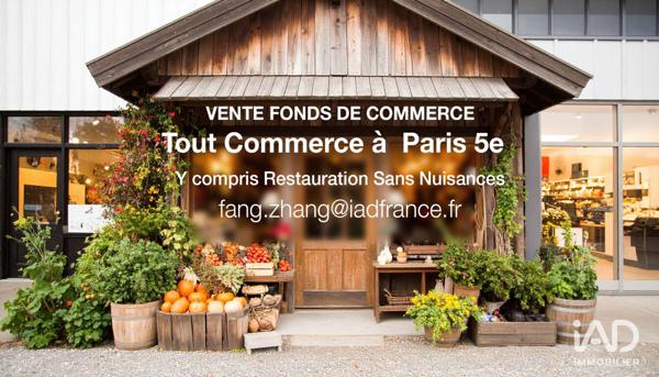 Boutique/Local commercial à vendre 75 m² Paris 5