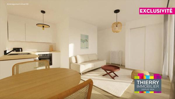 Appartement 1 pièce - 44000 Nantes -  Tortière