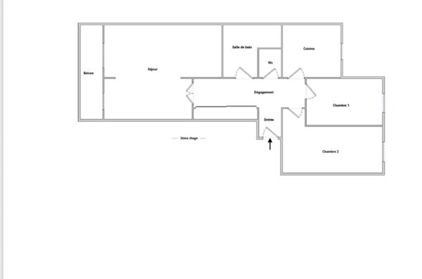 Appartement à vendre 4 pièces 81,65 m² Villeurbanne