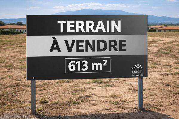 Millas (66170) Millas : terrain constructible de 613m²