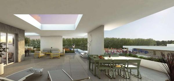 Appartement à vendre 4 pièces NARBONNE (11) T4 103,97m2 Terrasse de 40,61m2 2box, vue musée