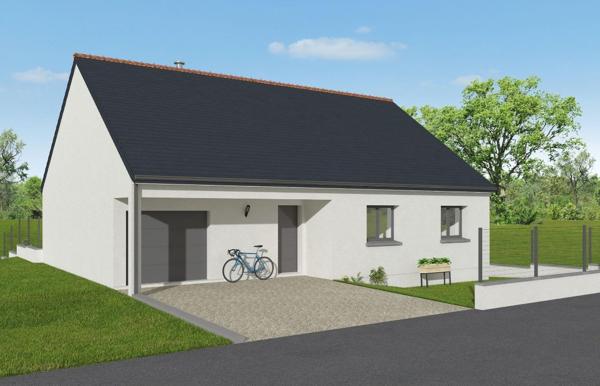 Terrain + Maison à vendre 4 pièces - 96 m²