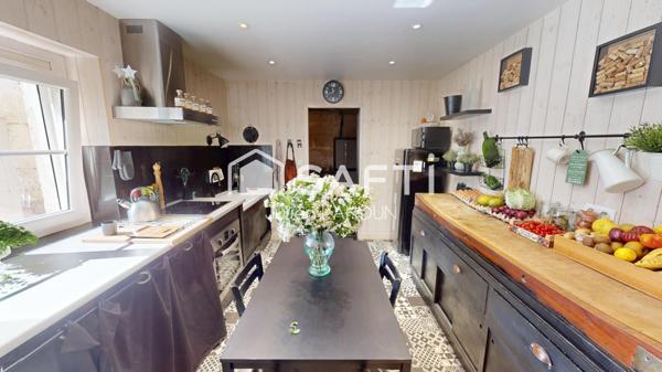 VISITE VIRTUELLE - Maison de ville garage et jardin