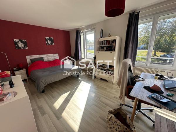 Maison 3 chambres, 2 SDB, sous-sol aménagé et jardin clos