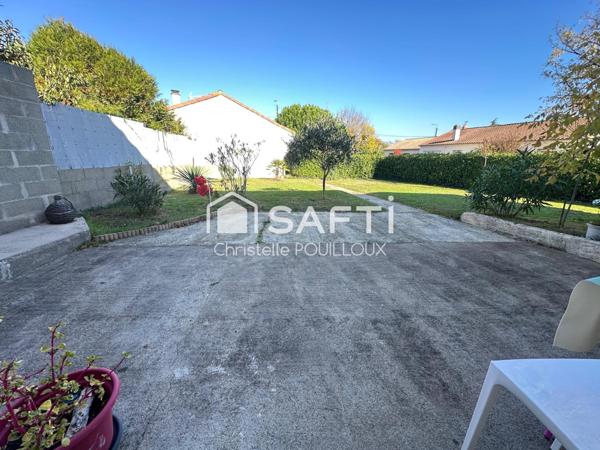 Maison 3 chambres, 2 SDB, sous-sol aménagé et jardin clos