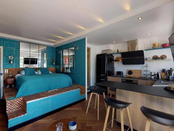 Charmant studio rénové avec balcon et vue latérale mer  - La Baule - Notre Dame / Marché