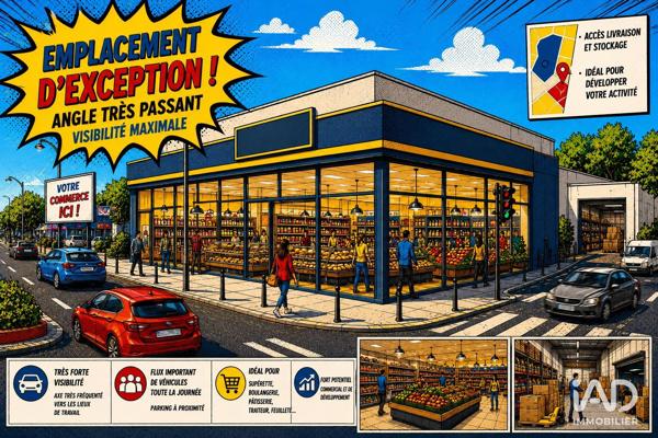 Restaurant à vendre 400 m² Saint-Denis-de-l'Hôtel