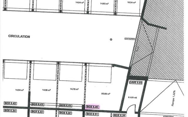 Stationnement à louer    20 m2 La Rochelle