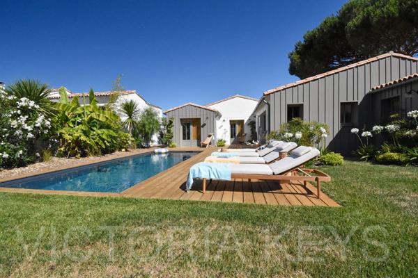 Villa à vendre avec piscine - Le Bois Plage en Ré