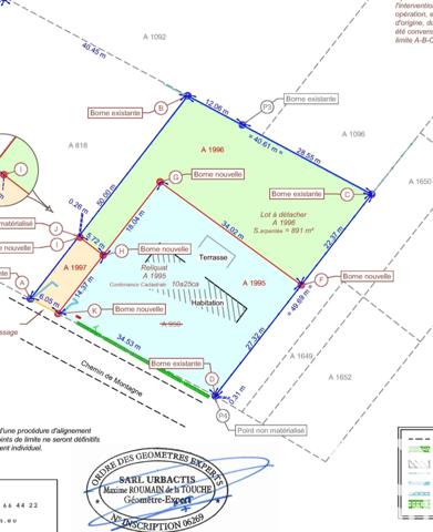 Terrain à vendre 891 m² Montbeton