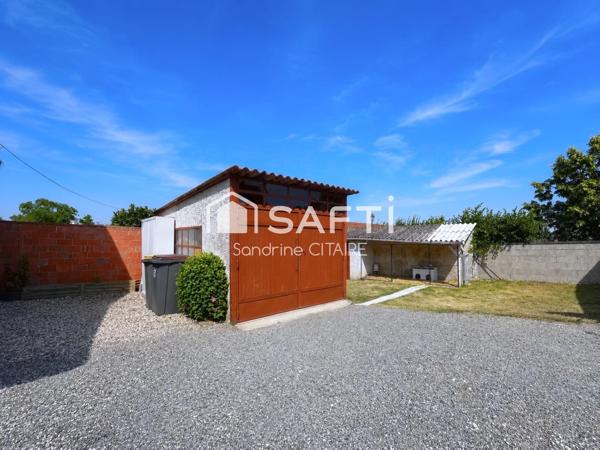 Maison avec garage vendue louée à Anet