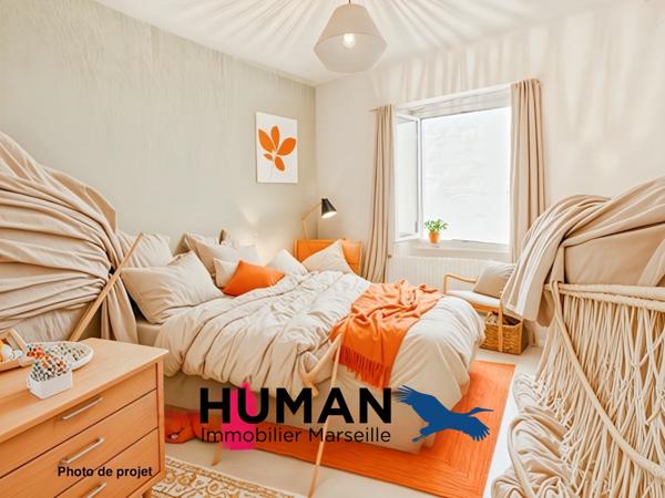 Appartement à vendre |  Marseille 07 |  3 pièces | 47 m²