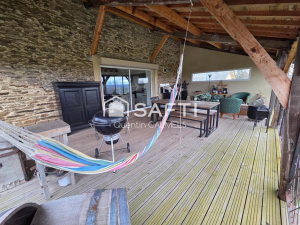 Ensemble immobilier de charme dans un cadre calme et verdoyant