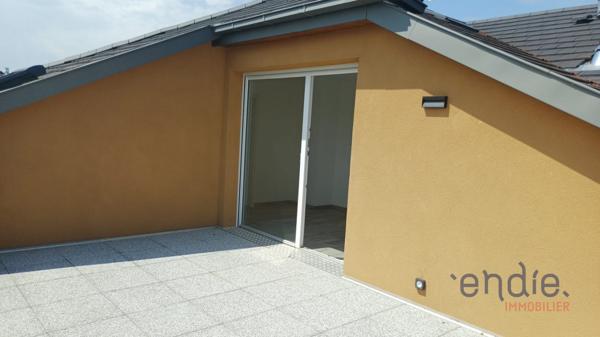 ROSENAU – Magnifique F2 de standing au dernier étage avec terrasse de 18,86 m²