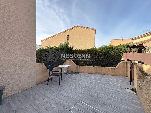 Maison traversante à proximité de la plage et des commerces à Argeles Sur Mer 3 pièce(s) 37 m2