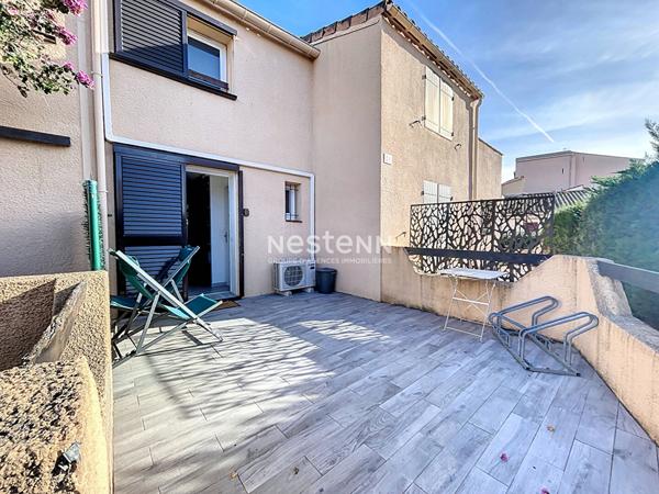 Maison traversante à proximité de la plage et des commerces à Argeles Sur Mer 3 pièce(s) 37 m2