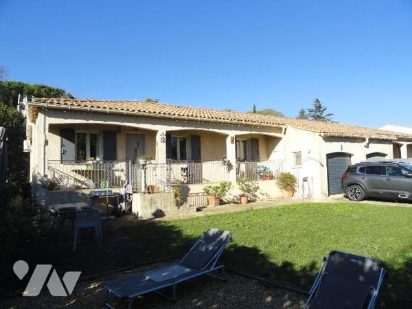 EN EXCLUSIVITE EN FOND D'IMPASSE VILLA de plain-pied  d'une superficie habitable de 91m² sur un...