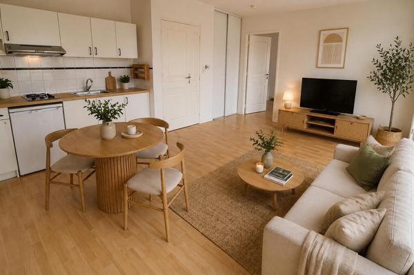 Appartement
         2 pièces
        - 44 m² 132 000 € *