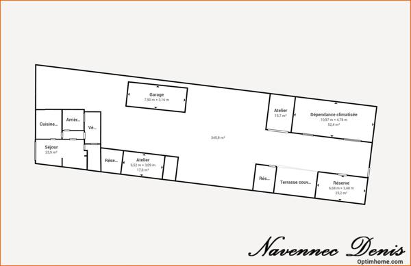 Maison 130 m² habitables, local indépendant de 50 m² et près de 700m² de terrain à Saint-Pierre-lès-Elbeuf