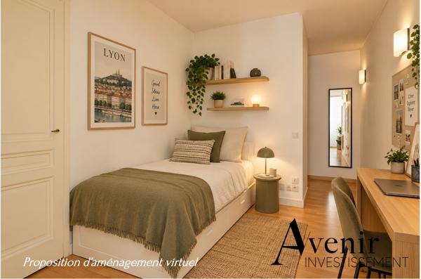 Lyon 6 Au pied du métro Masséna T1bis Dernier étage Lyon
