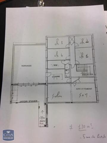 Appartement à louer 6 pièces 153.13m² Beauvais (60000)