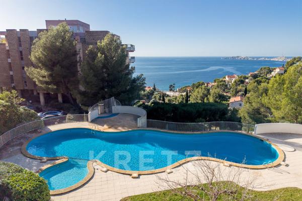 Marseille - Appartement contemporain vue mer - Résidence les Alpilles