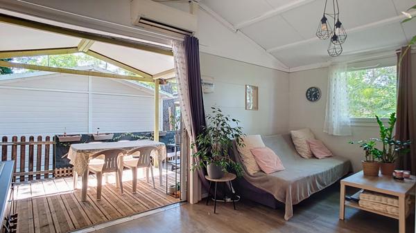 Charmant chalet T2 de 25 m2 sur Terrain de Loisirs viabilisé de 100 m2