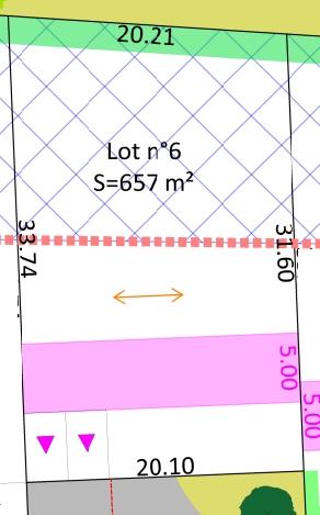 Achat terrain Gémozac - 657 m² - 59 200 €