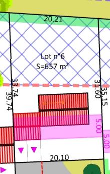 Achat terrain Gémozac - 657 m² - 59 200 €