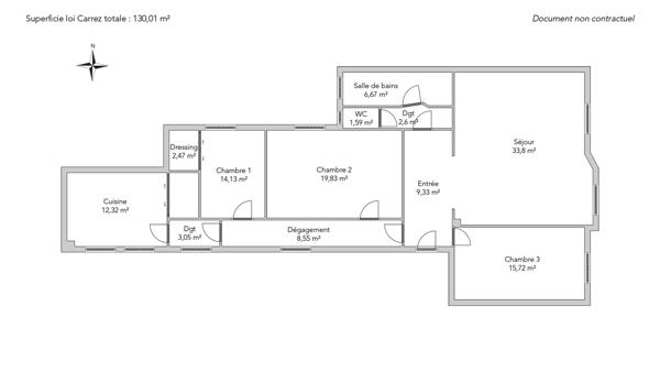 Appartement Asnières-sur-Seine - MAIRIE