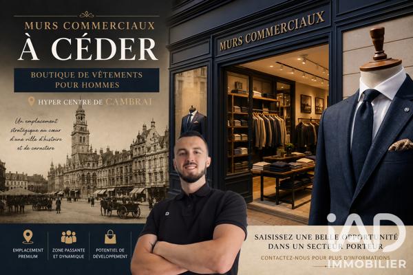 Murs commerciaux  à vendre 140 m² Cambrai