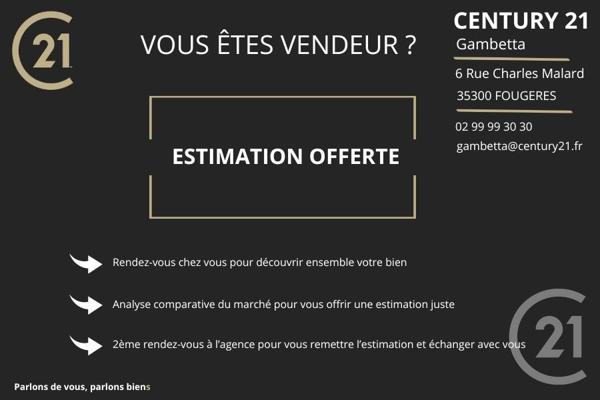 Maison à vendre  3 pièces - 198,70 m2 LUITRE - 35