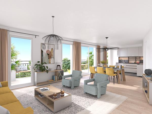 Appartement Reze 5 pièce(s) 102.47 m2