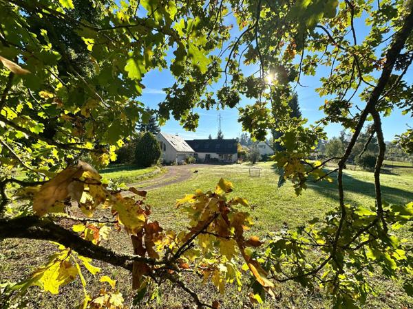 Maison de famille entourée de son immense jardin