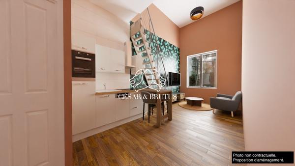 Lyon 2e – Studio – 27m² – Plateau à rénover