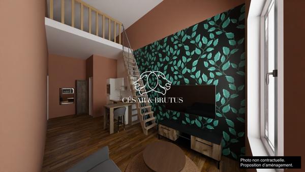 Lyon 2e – Studio – 27m² – Plateau à rénover